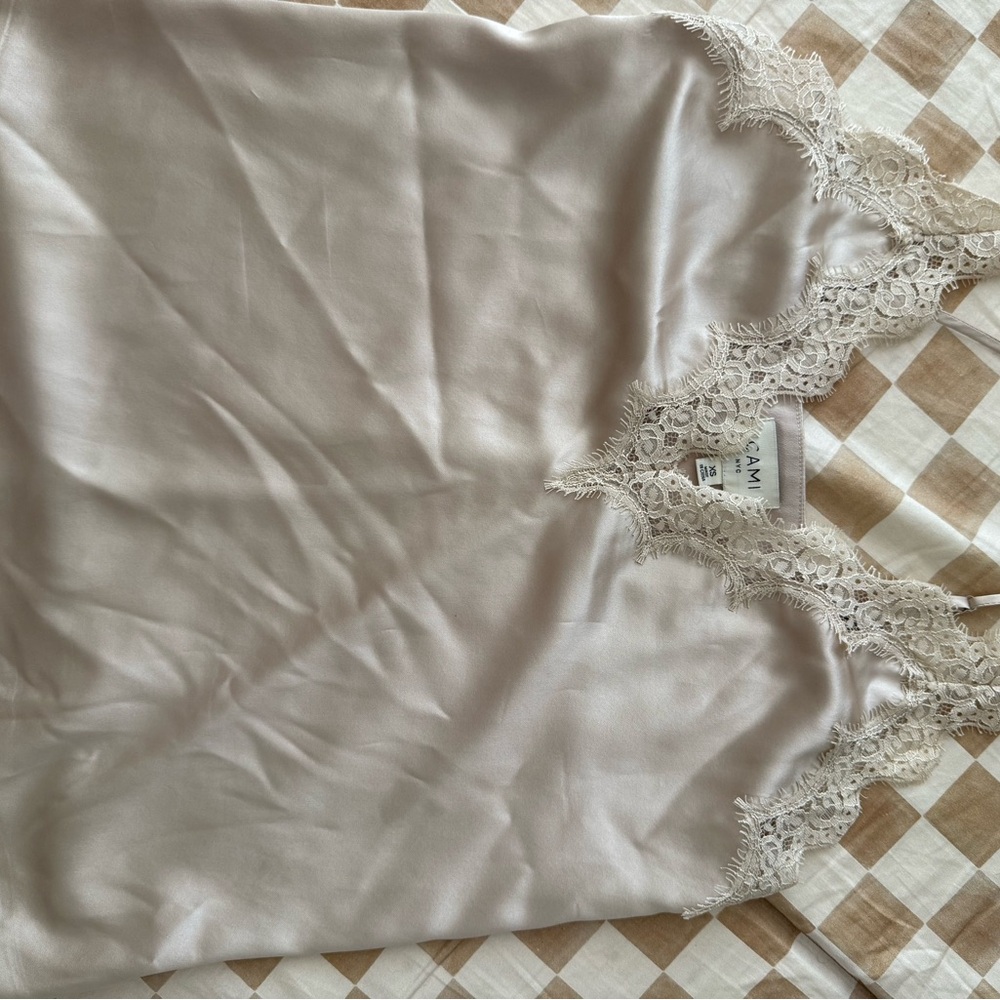 Cami NYC Cream Lace Chemise